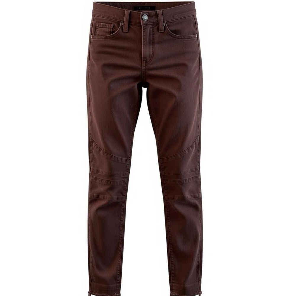 Flying Monkey Burgundy Mid Rise Ankle Skinny Jeans Size 23 - Picture 1 of 8